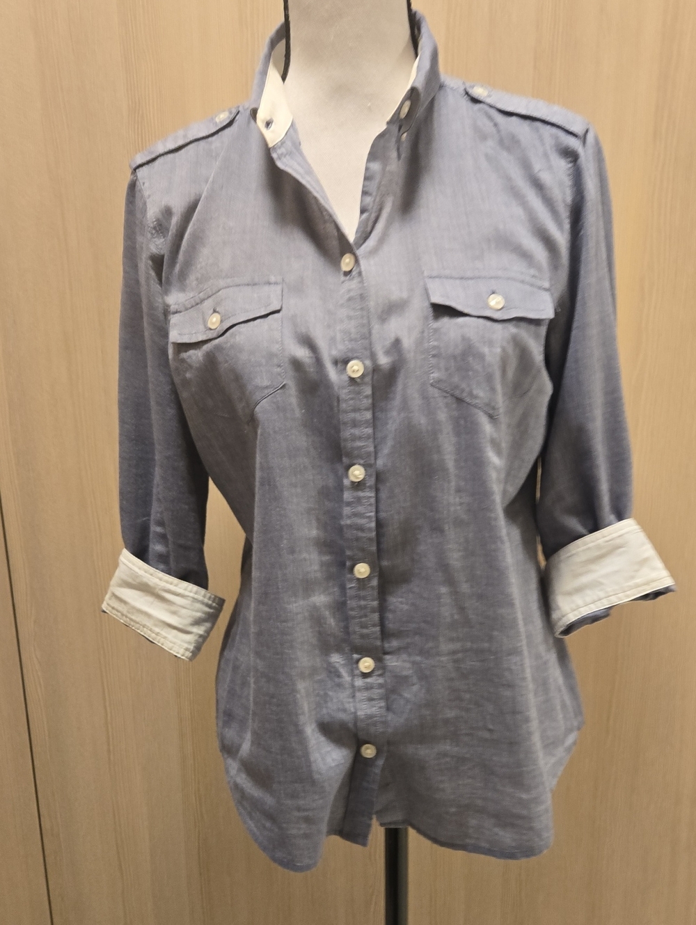 Banana Republic Light Blue Button-Down Shirt
